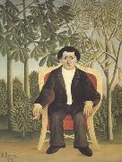 Henri Rousseau Landscape Portrait oil